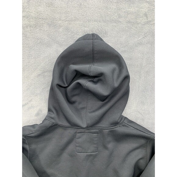 Cold Gear Under Armour Hoodie M Semi-Fitted Unisex Adults Gray Yellow Logo - Picture 11 of 14